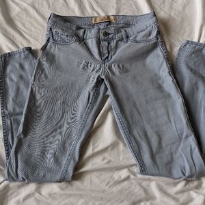 Hollister low-rise super skinny blue jeans